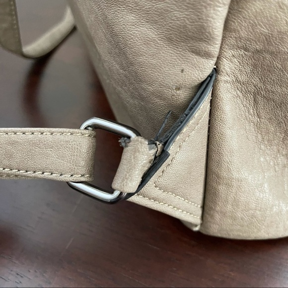 Unique Fashion Backpack Brown Beige Grommets Fashion Bag Made and Bought Greece‎ - Picture 14 of 15